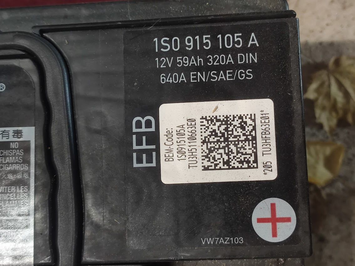 Correct battery for Leon 1.4TSI with Stop/Start