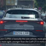 CUPRA Leon on the road