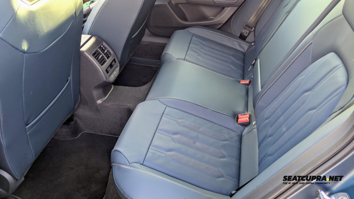 CUPRA Formentor rear seats