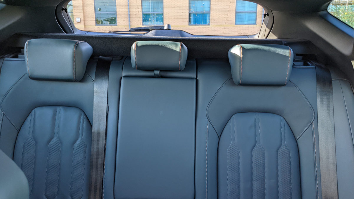 CUPRA Formentor rear seats