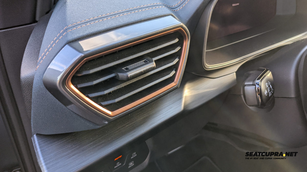 CUPRA Formentor vent