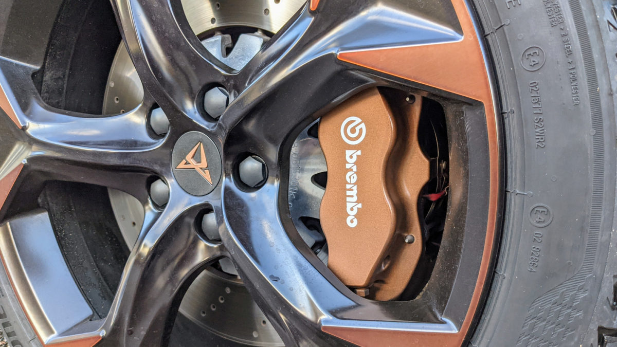 CUPRA Formentor wheel and Brembo brakes