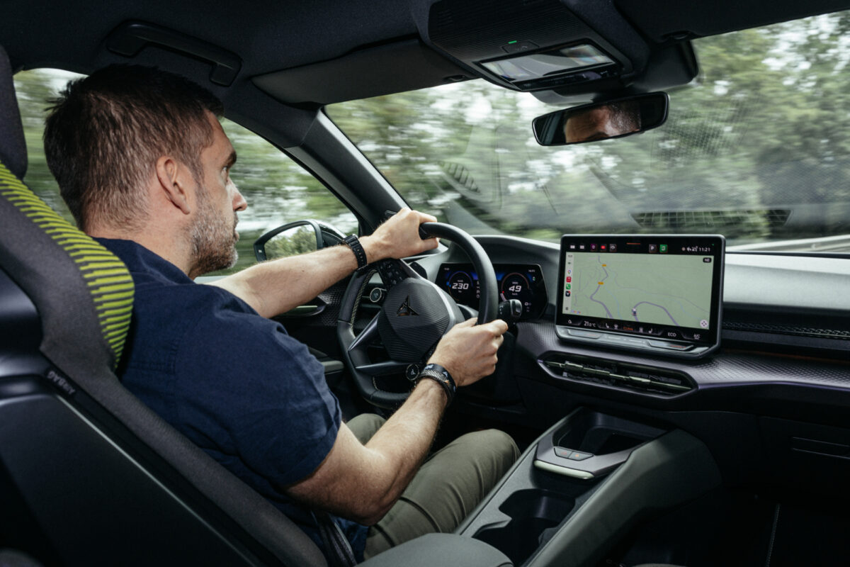 CUPRA Raval in the driver's seat