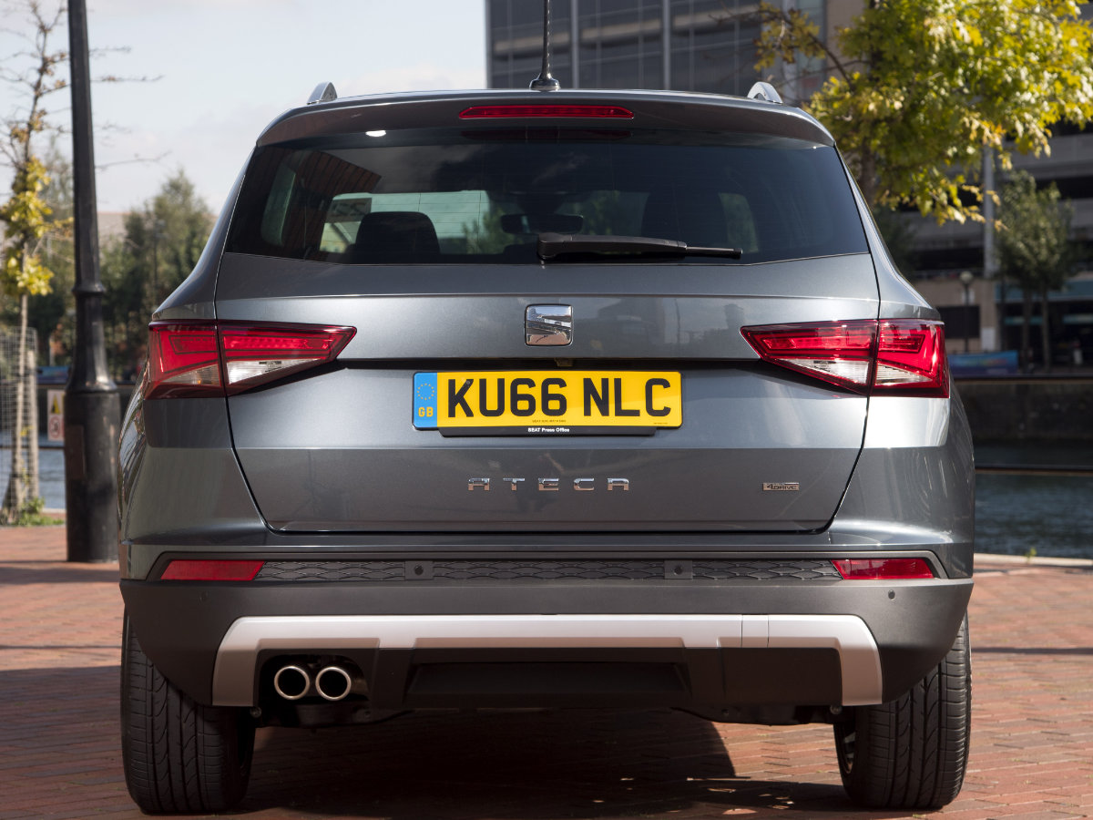 Rear of the original Ateca Rear of the original Ateca