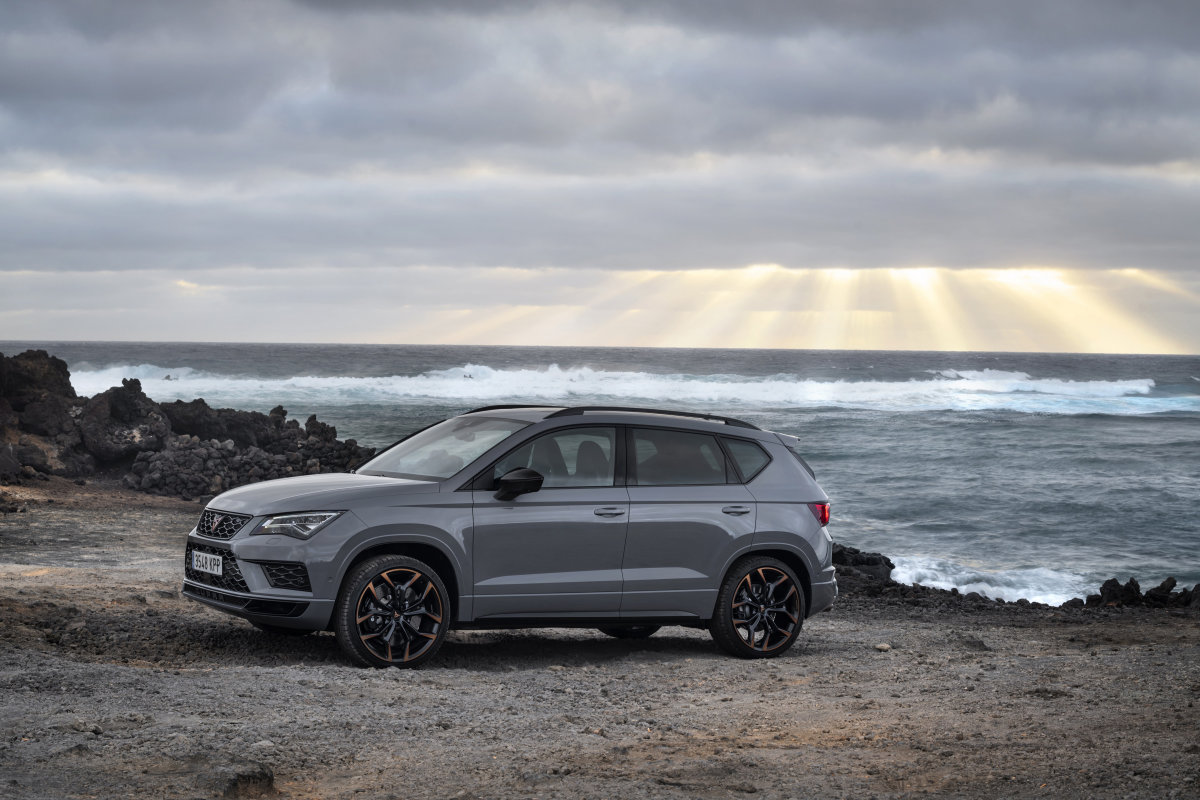 CUPRA ATECA LIMITED EDITION on a beach