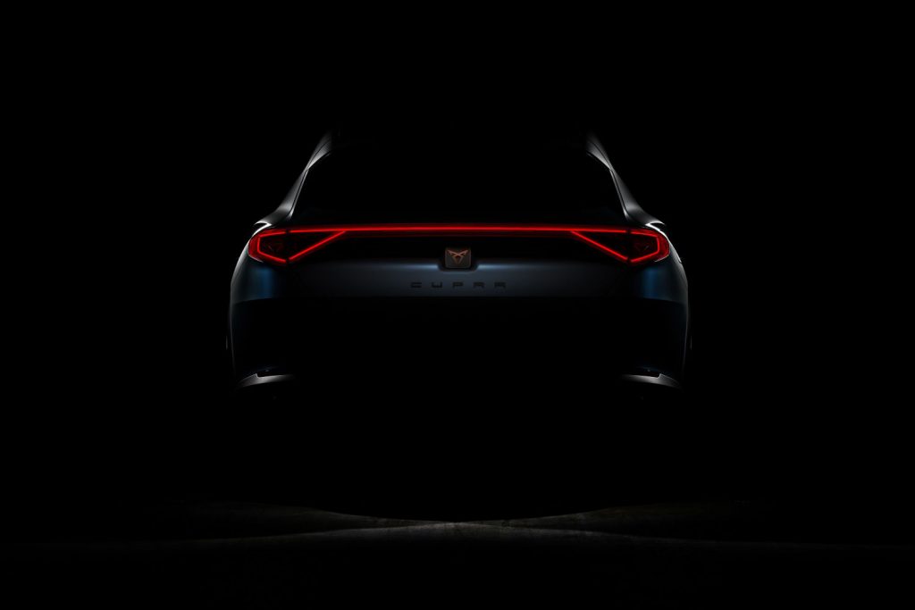 Rear of the CUPRA CUV concept car
