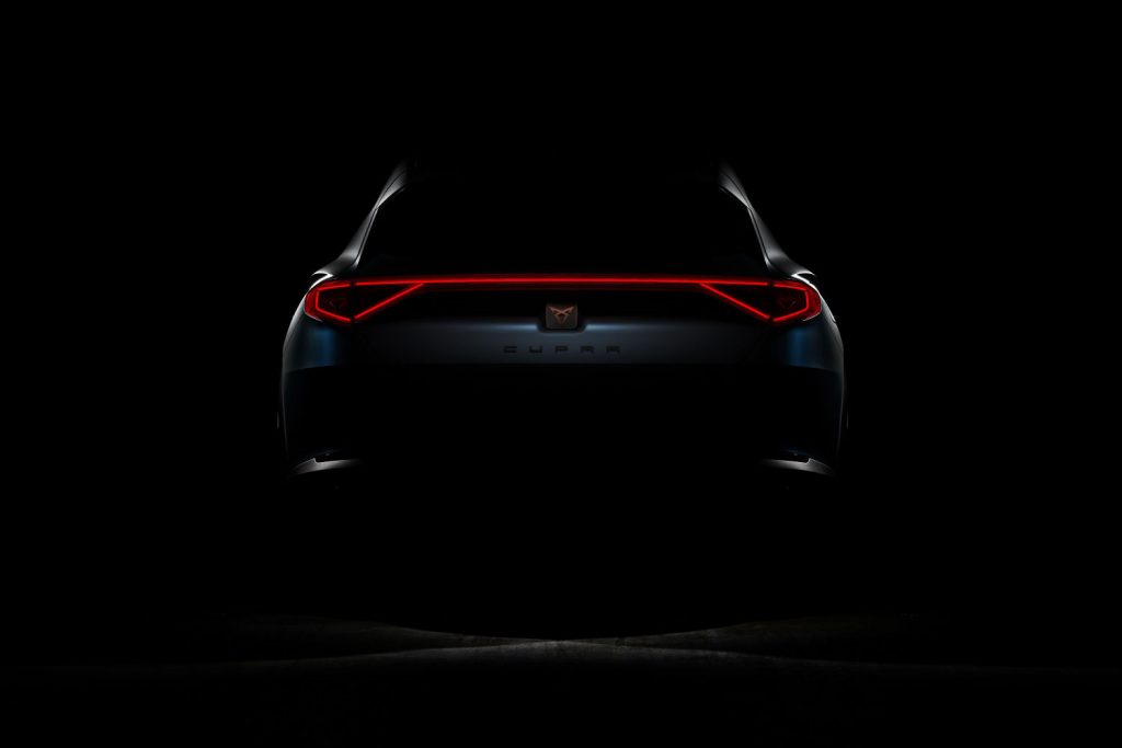 Rear of the CUPRA CUV concept car