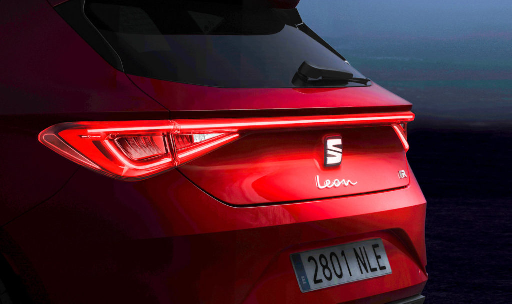 New SEAT Leon rear lights