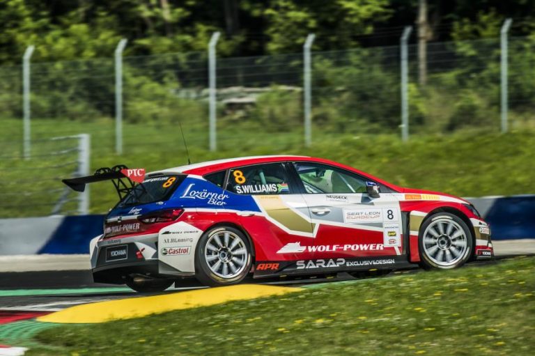 Shane Anthony Williams (Wolf-Power Racing) debuted in the SEAT Leon Eurocup with two podiums at the Red Bull Ring